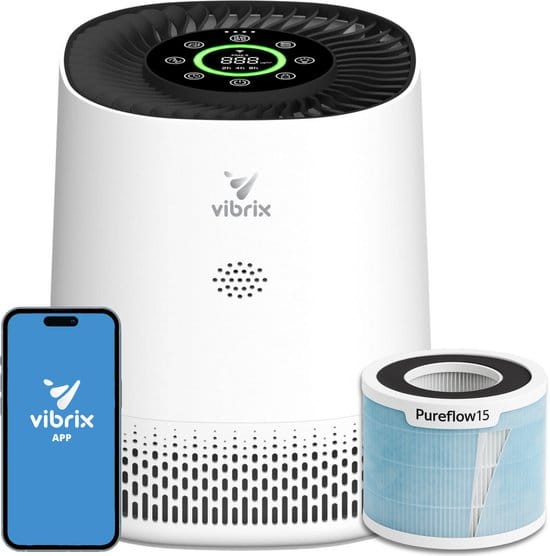 Vibrix PureFlow15 Luchtreiniger met HEPA-filter